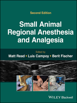 cover image of Small Animal Regional Anesthesia and Analgesia